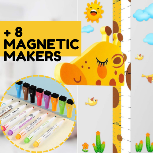 Magnetic Giraffe Height Chart