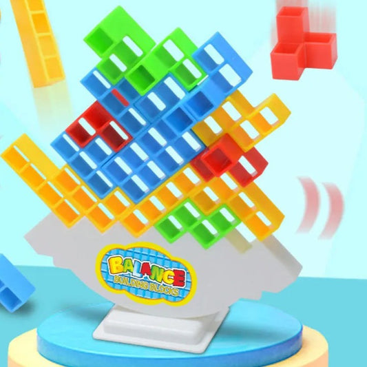 Stacked Tetra Tower Game